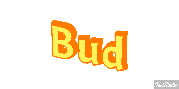 Bud Text effect