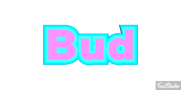 Bud Text effect