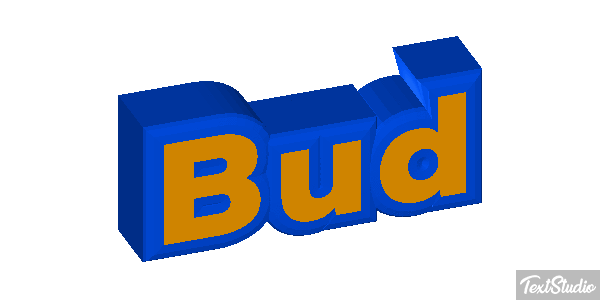 Bud Text effect