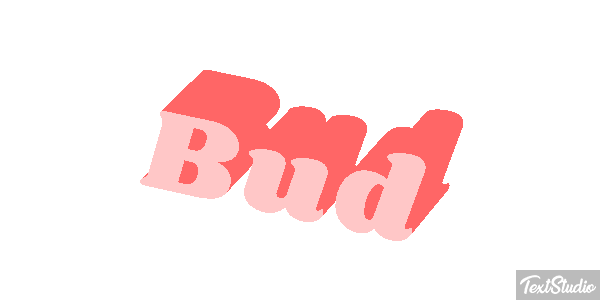 Bud Text effect