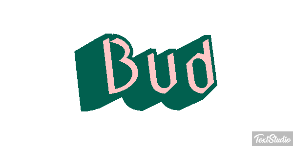 Bud Text effect