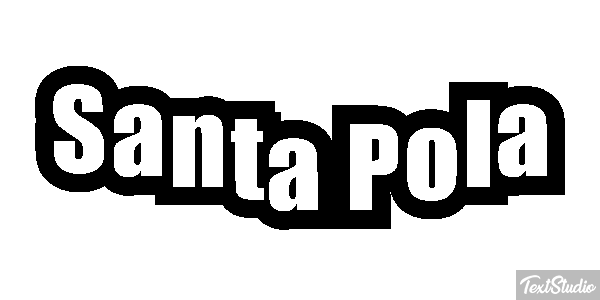 Santa Pola Effetto testo