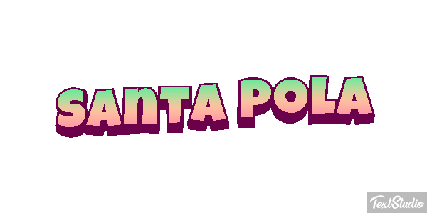 Santa Pola Effetto testo
