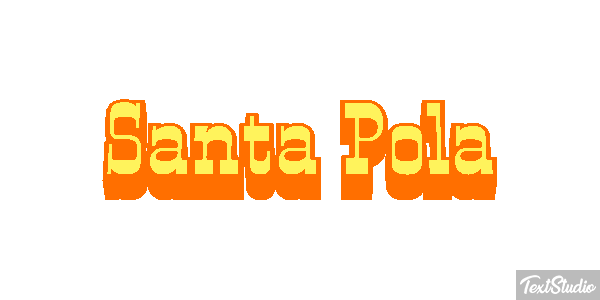 Santa Pola Effetto testo