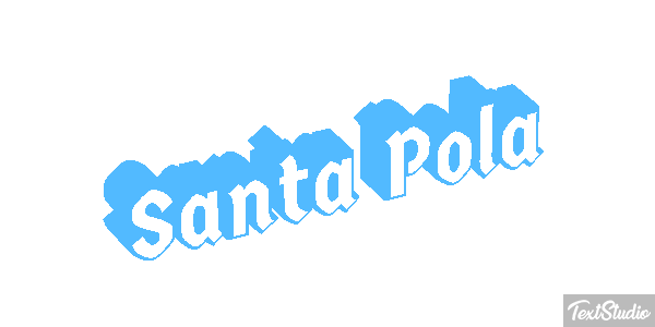Santa Pola Effetto testo