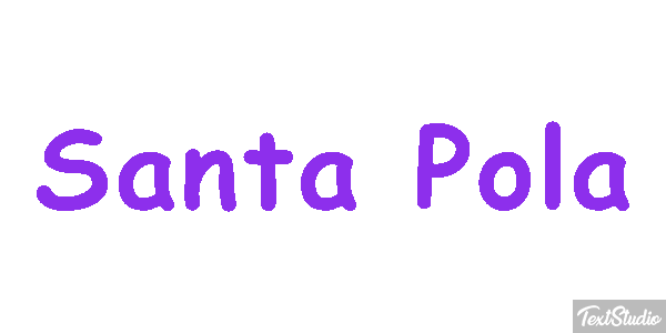 Santa Pola Effetto testo