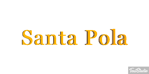 Santa Pola Effetto testo