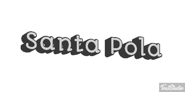 Santa Pola Effetto testo