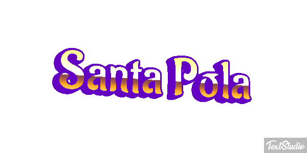 Santa Pola Effetto testo