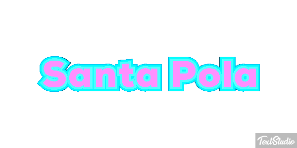 Santa Pola Effetto testo