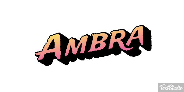 Ambra Text effect