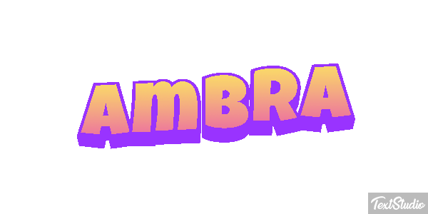 Ambra Text effect
