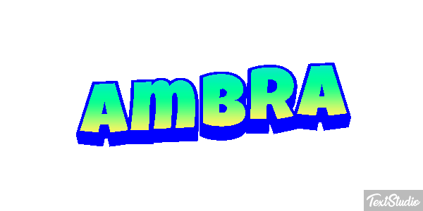 Ambra Text effect
