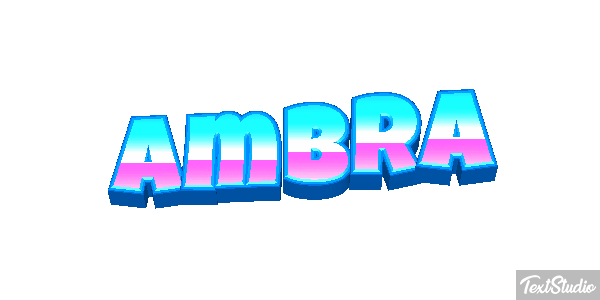 Ambra Text effect