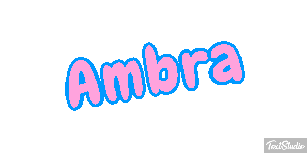 Ambra Text effect