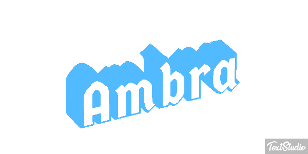 Ambra Text effect