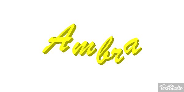 Ambra Text effect