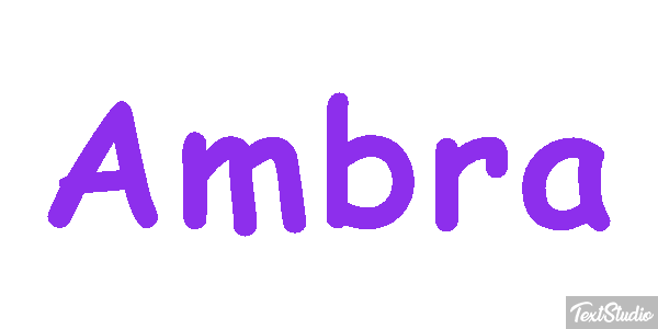 Ambra Text effect