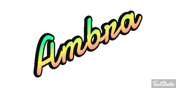 Ambra Text effect