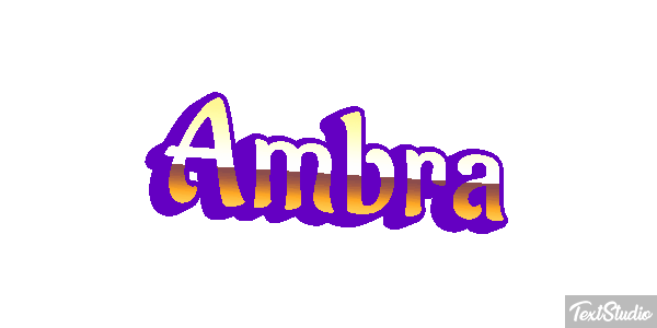 Ambra Text effect