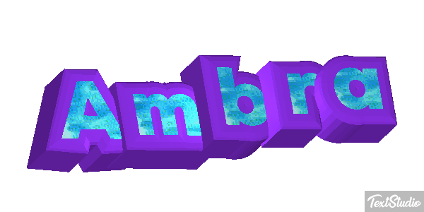 Ambra Text effect