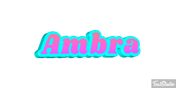 Ambra Text effect