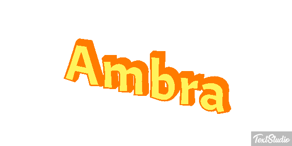 Ambra Text effect