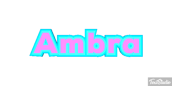 Ambra Text effect