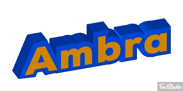 Ambra Text effect