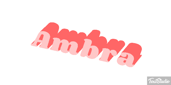 Ambra Text effect