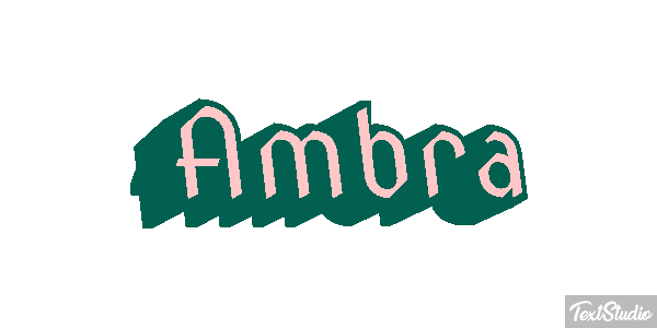 Ambra Text effect
