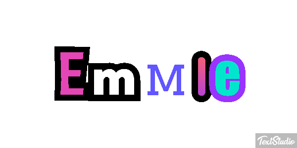 Emmie Tekst effect