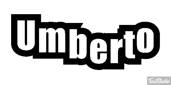 Umberto Effetto testo