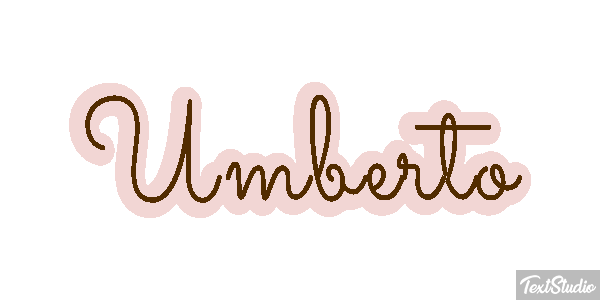 Umberto Effetto testo
