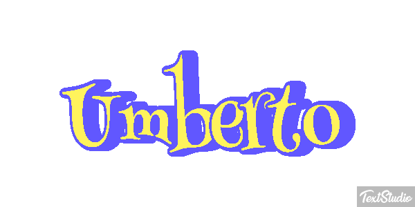 Umberto Effetto testo