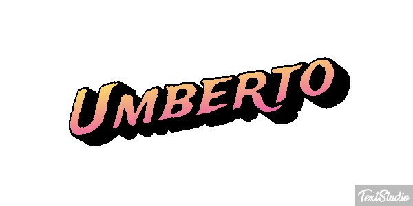 Umberto Effetto testo