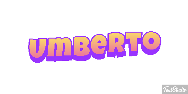 Umberto Effetto testo