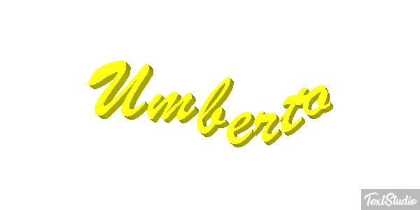 Umberto Effetto testo