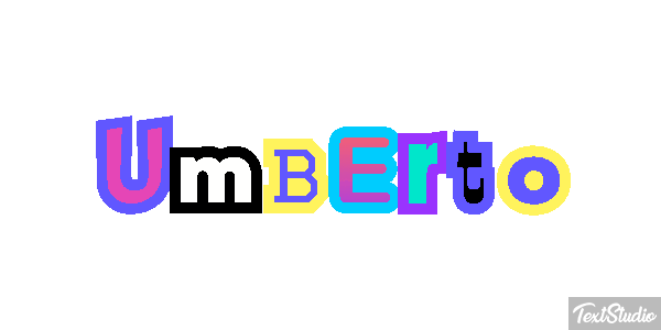 Umberto Effetto testo