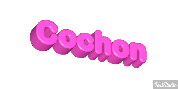 Cochon Efeito do texto