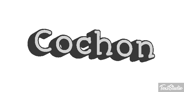 Cochon Efeito do texto