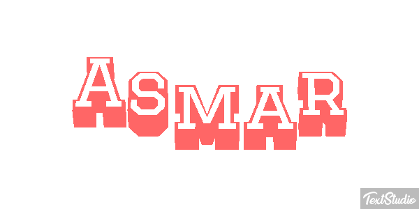 Asmar Texteffekt