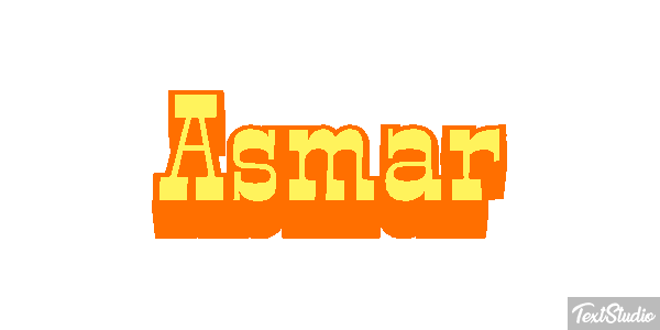Asmar Texteffekt