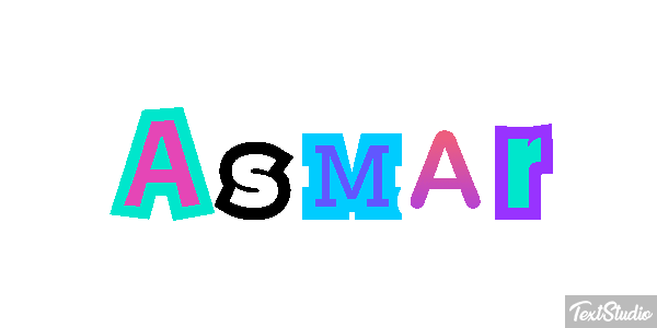 Asmar Texteffekt