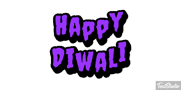 Happy Diwali Text effect