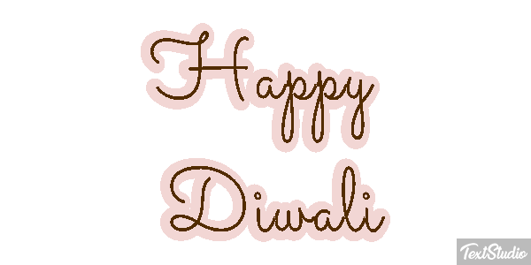 Happy Diwali Text effect