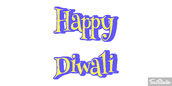 Happy Diwali Text effect
