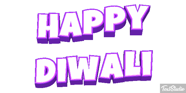 Happy Diwali Text effect