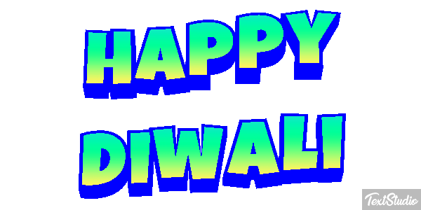 Happy Diwali Text effect