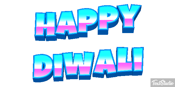 Happy Diwali Text effect